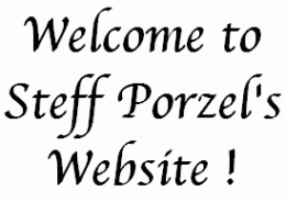 Welcome to Steff Porzel's Website !
